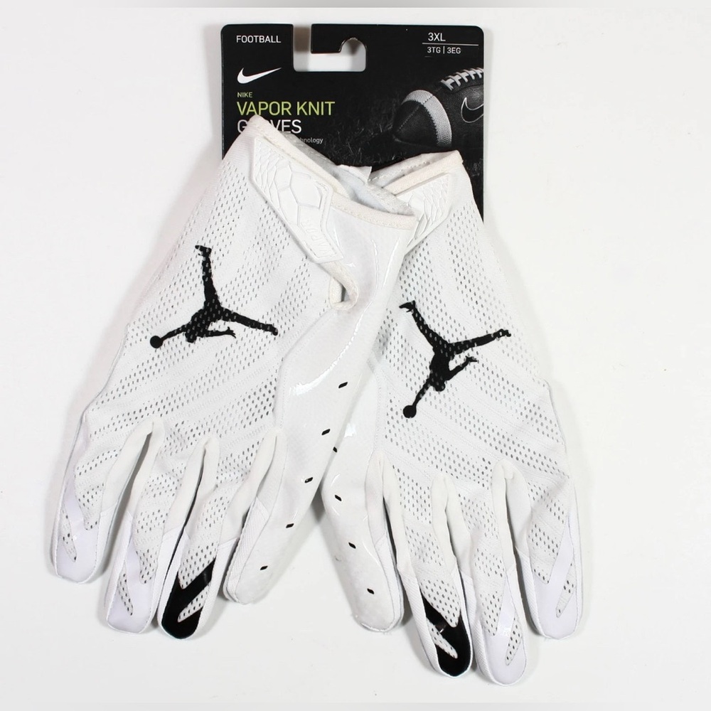 Nike Air Jordan NFL Vapor Knit Elite Magnigrip Padded Football Gloves CK3017-102